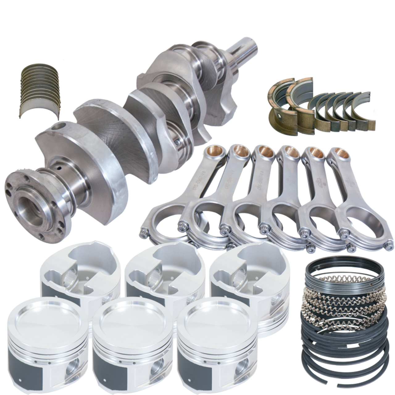 Eagle Buick 3.8L V6 3.400in Ext Balance Crank 5.967in H-Beam 3.810in Pistons Rotating Assembly - 452003810