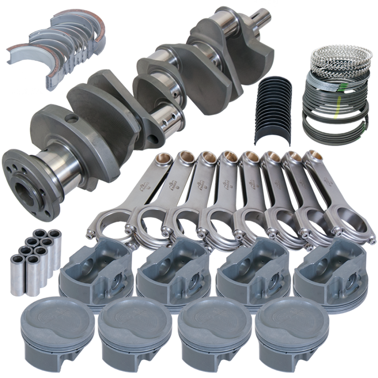 Eagle Pontiac 455 4.250in Crank 6.800in I-Beam Rods -22cc 4.155in Pistons Rotating Assembly - 525054155