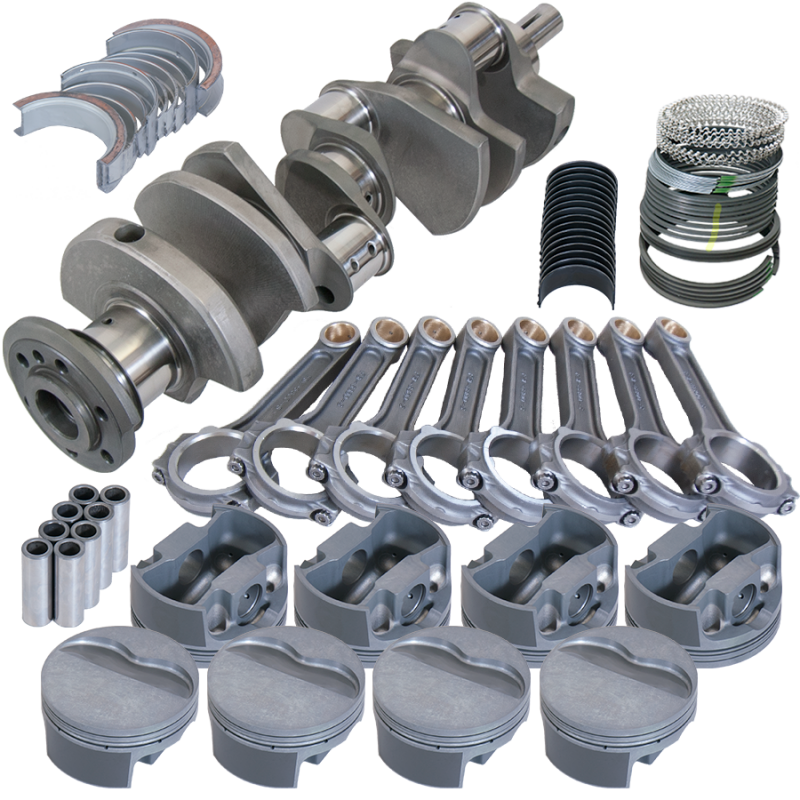 Eagle Pontiac 400 4.250in Crank 6.800in I-Beam Rods -6cc Flat Top 4.155in Pistons Rotating Assembly - 615004155