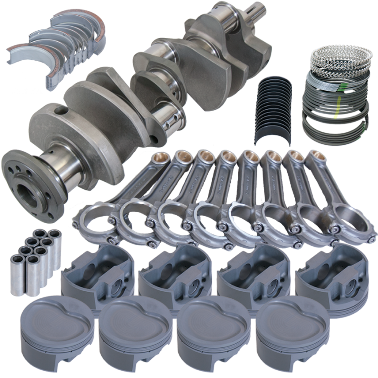 Eagle Pontiac 400 4.250in Crank 6.800in I-Beam Rods -22cc 4.155in Pistons Rotating Assembly - 615104155