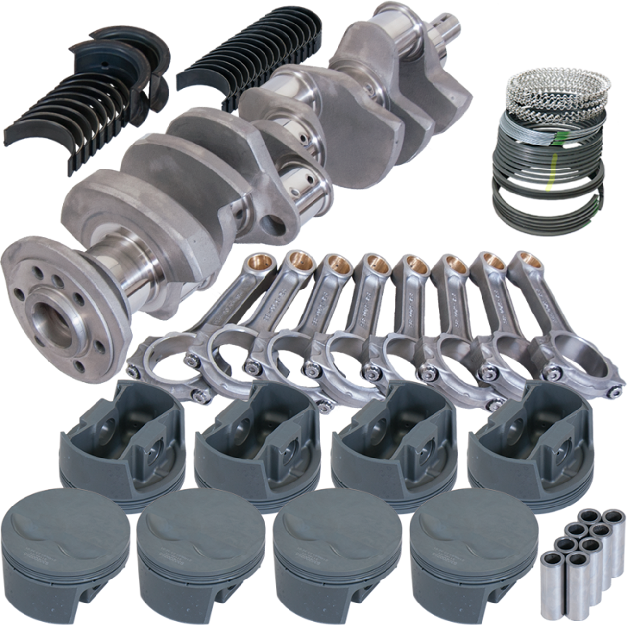 Eagle Chevy 400 3.750in Crank 5.700in I-Beam Rods -5cc Flat Top 4.155in Pistons Rotating Assembly - 62501030