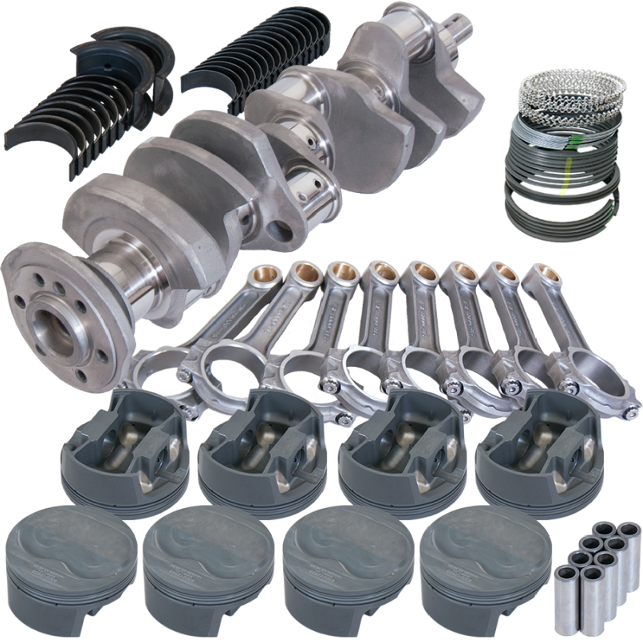 Eagle Chevy 400 3.750in Crank 6.000in I-Beam Rods 4cc Dome 4.155in Pistons Rotating Assembly - 62504030