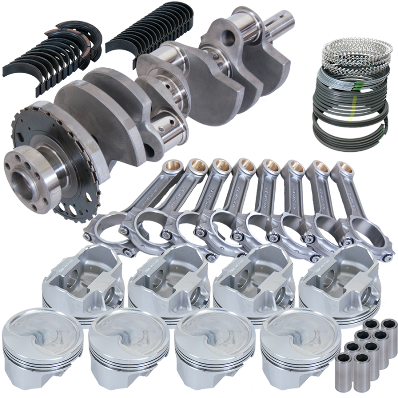Eagle Chevy LS2 4.000in Crank 24 Tth Reluctor 6.125in I-Beam Rods 4.010in Pistons Rotating Assembly - 627144010