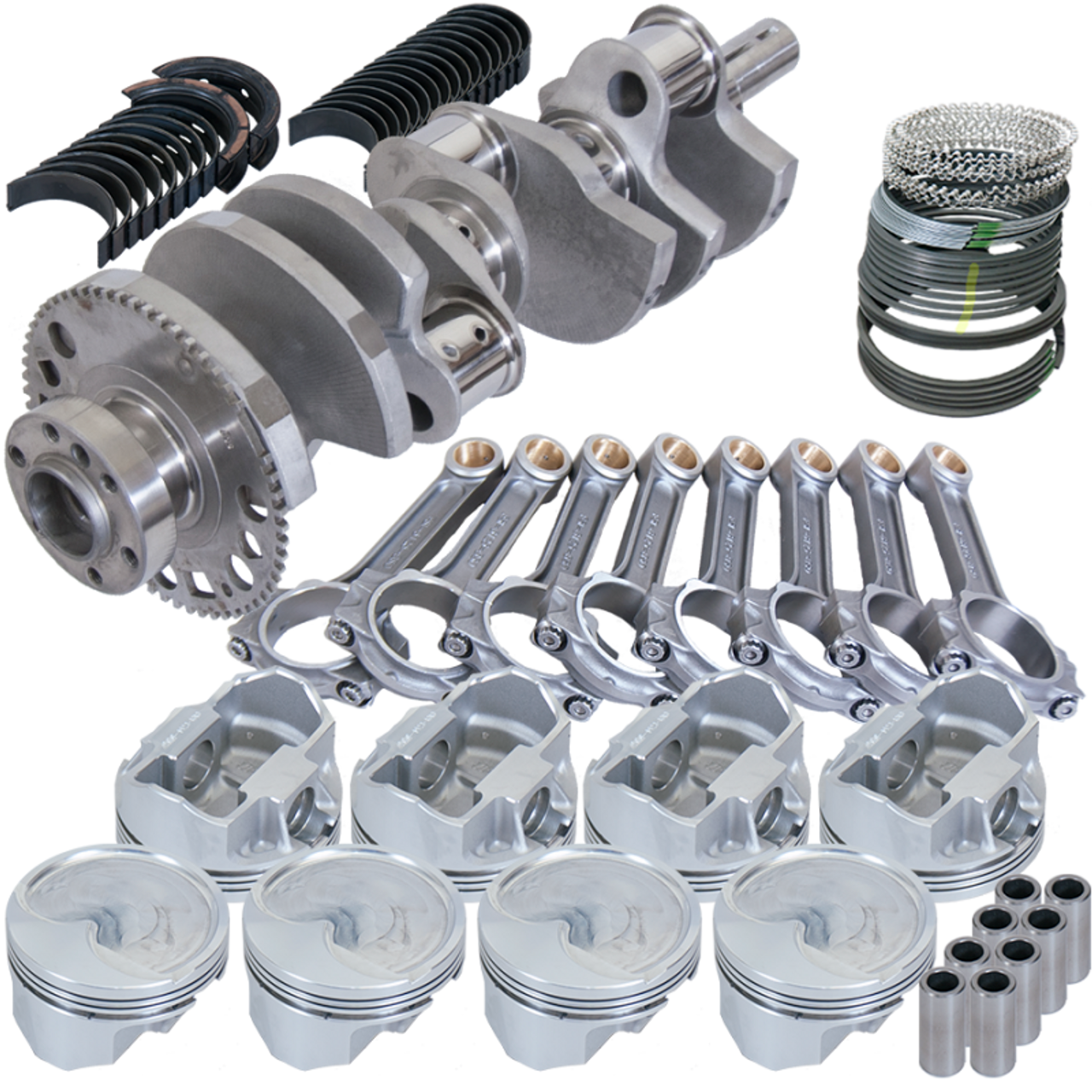 Eagle Chevy LS2 4.000in Crank 58 Tth Reluctor 6.125in I-Beam Rods 4.005in Pistons Rotating Assembly - 627744005