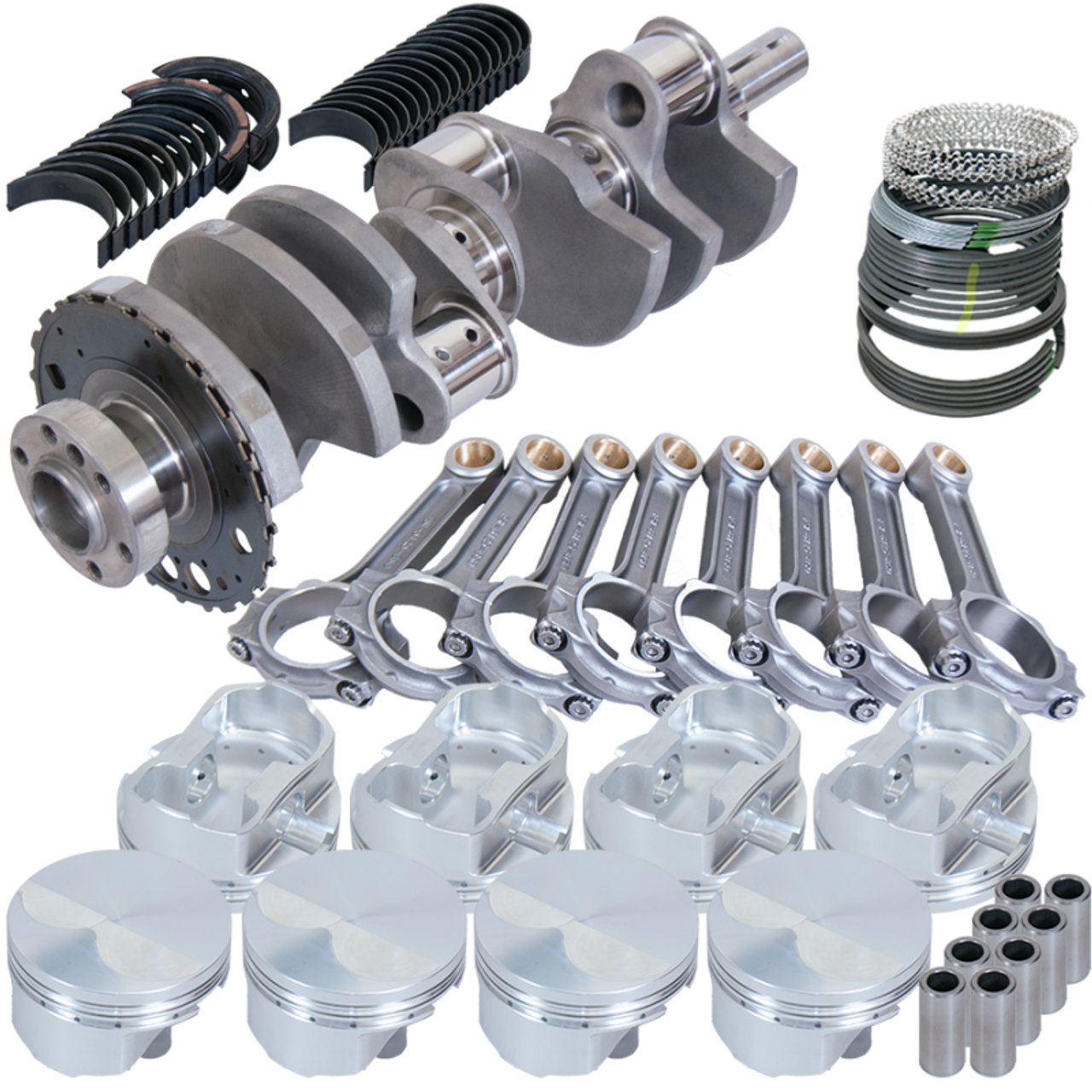 Eagle Chevy LS2 4.000in Crank 24 Tth Reluctor 6.125in I-Beam Rods 4.030in Pistons Rotating Assembly - 628264030