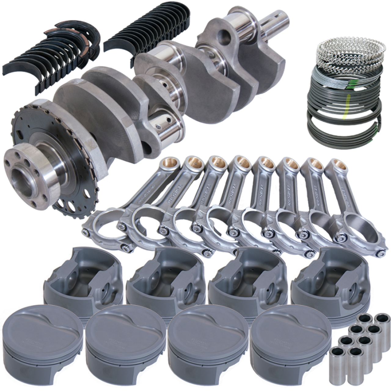 Eagle Chevy LS2 4.000in Crank 24 Tth Reluctor 6.125in I-Beam Rods 4.005in Pistons Rotating Assembly - 629104005