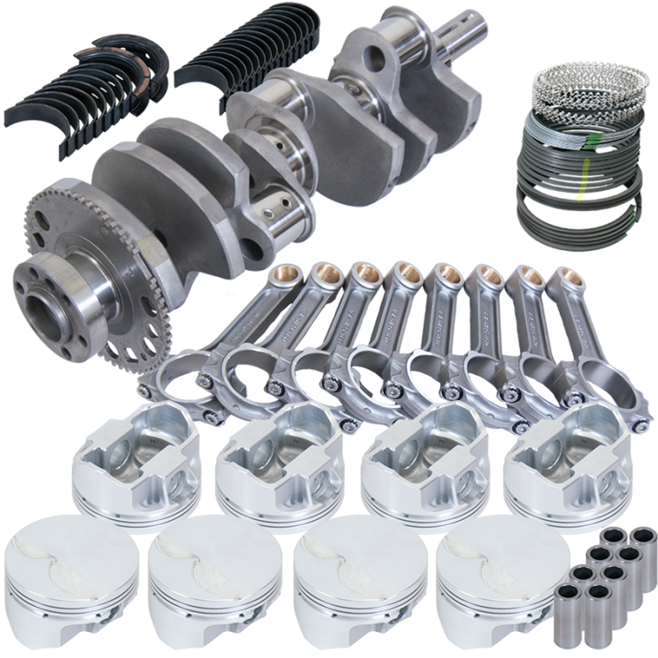 Eagle Chevy LS1 4.000in Crank 58 Tth Reluctor 6.125in I-Beam Rods 3.898in Pistons Rotating Assembly - 637603898