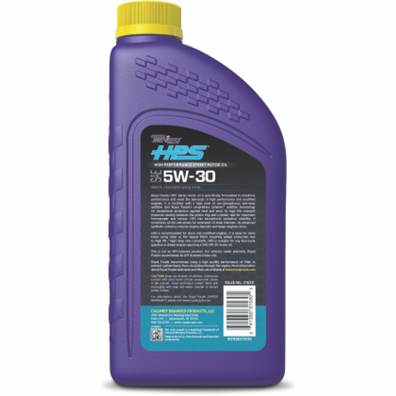 Royal Purple HPS Synthetic High Performance Street 5W-30 Motor Oil - 1 Quart - Case of 6 (36530)