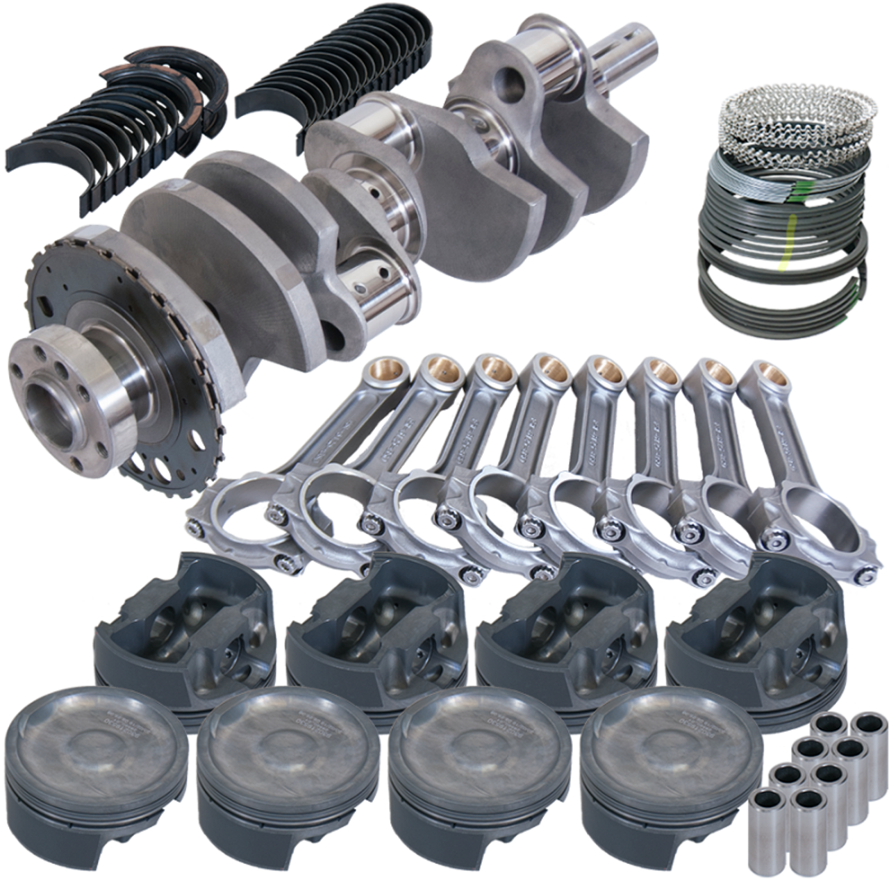 Eagle Chevy LS2 4.000in Crank 24 Tth Reluctor 6.125in I-Beam Rods 4.030in Pistons Rotating Assembly - 639064030