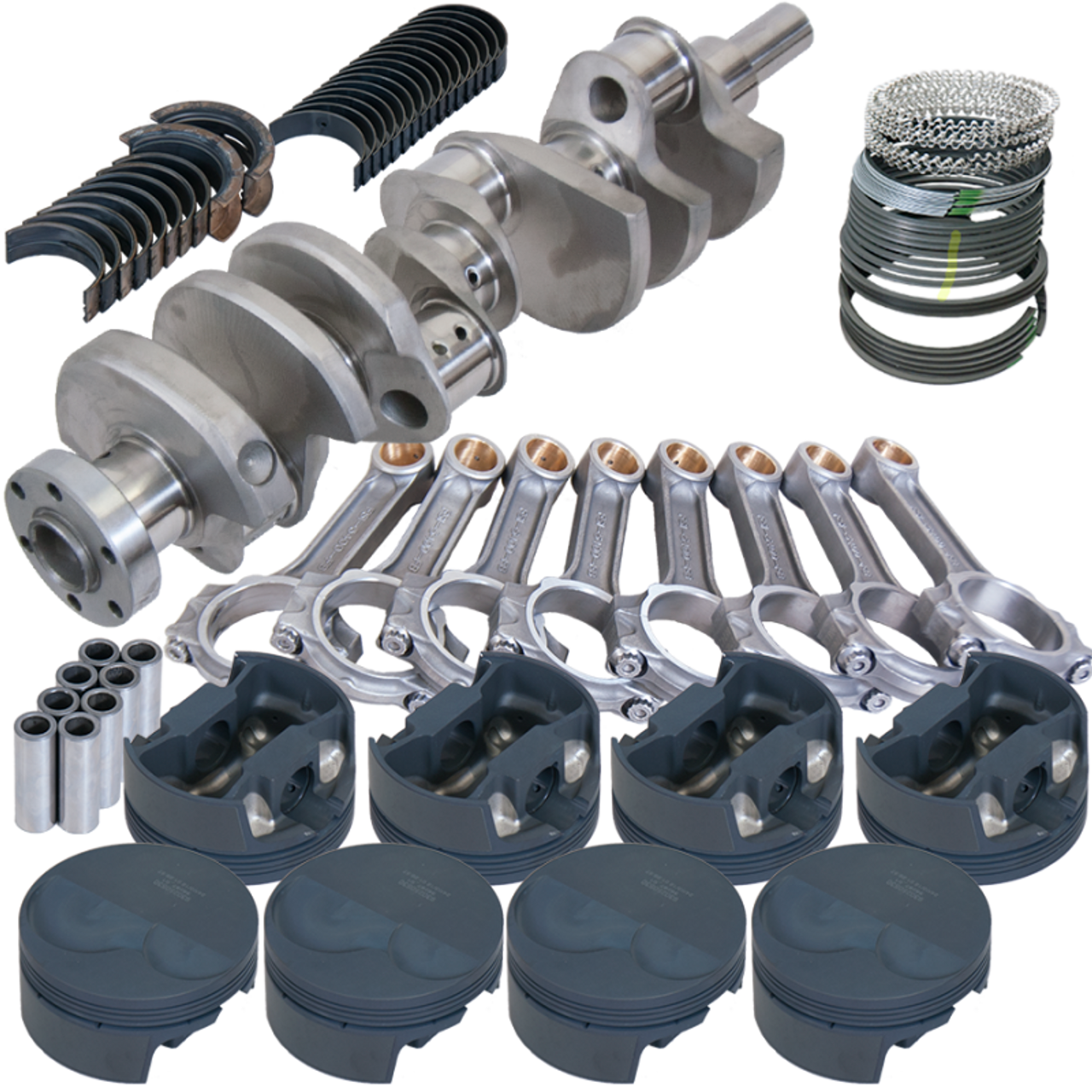 Eagle Ford 302 TW Heads 3.400in Crank 5.400in I-Beam Rods -6cc 4.030in Pistons Rotating Assembly - 64033030