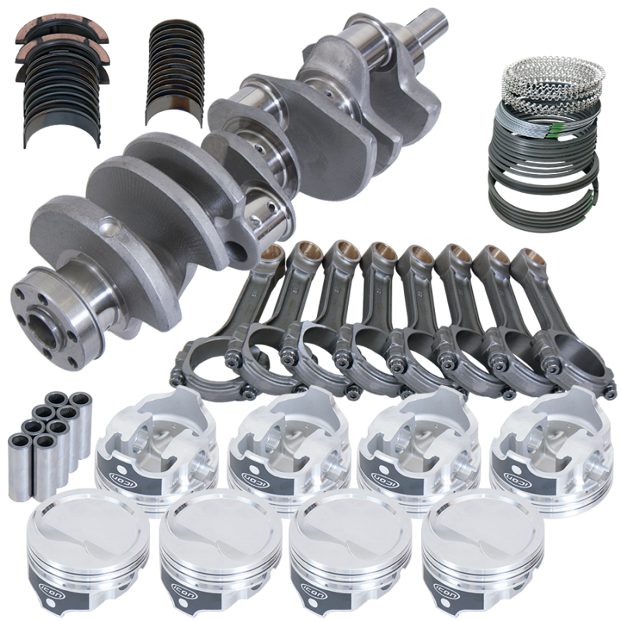 Eagle Ford 351W 4.000in Crank 2.750in Mains 6.200in I-Beam Rods 4.060in Pistons Rotating Assembly - 64637060