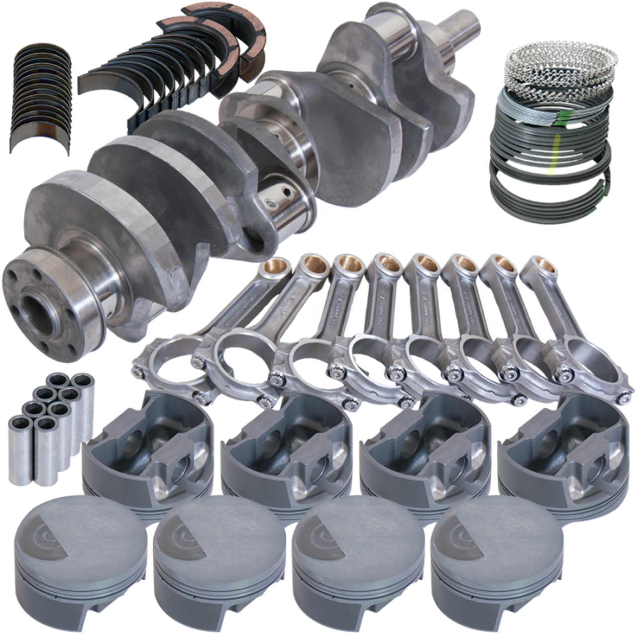 Eagle Ford 351C 4.000in Crank 6.000in I-Beam Rods -3.2cc Flat Top 4.030in Pistons Rotating Assembly - 64702030