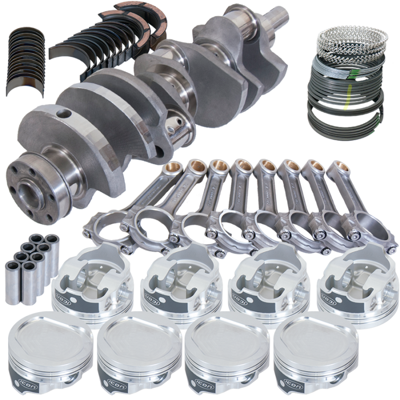 Eagle Ford 351C 3.850in Crank 6.000in I-Beam Rods -20cc 4.030in Pistons Rotating Assembly - 64803030