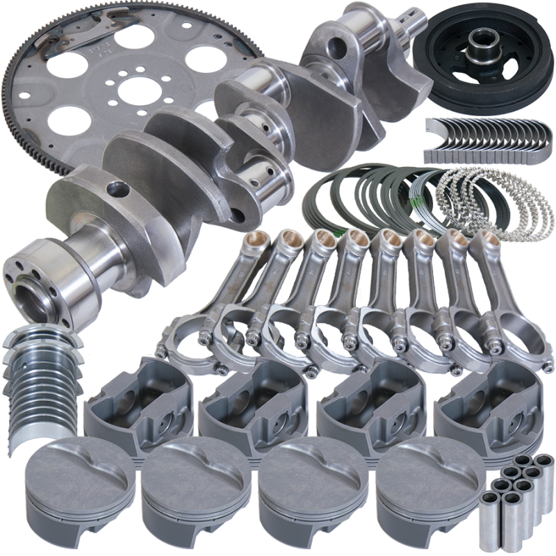 Eagle Chevy 350 3.750in Crank 5.700in I-Beam Rods -16cc 4.030in Pistons Balanced Assembly - B13001E030
