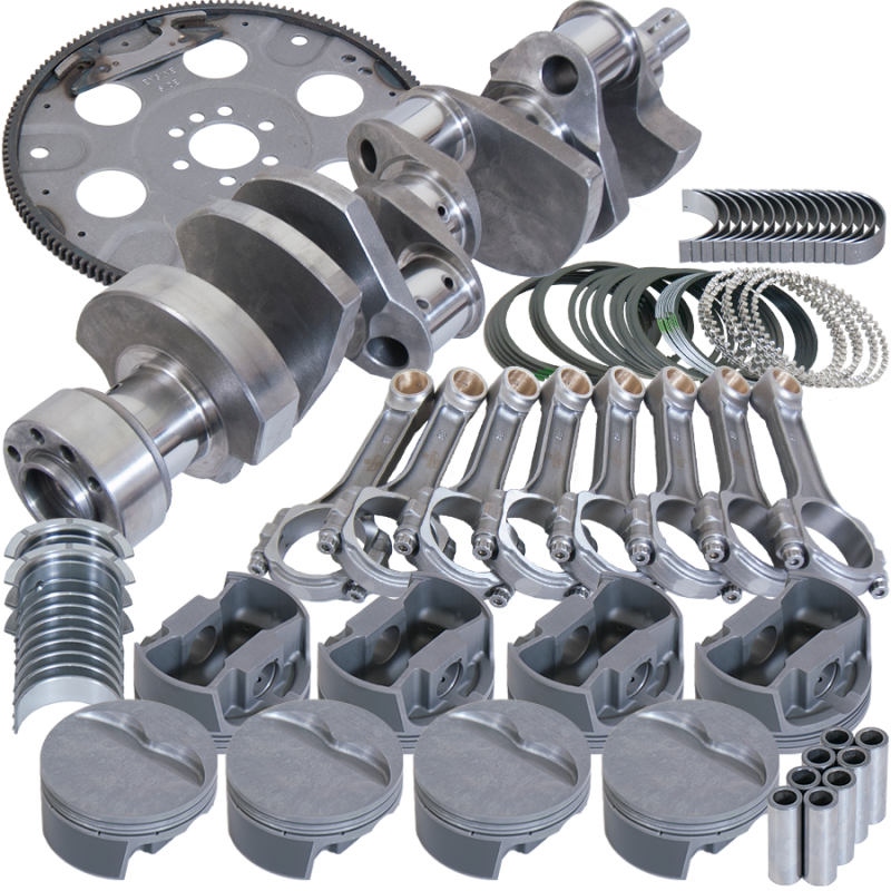 Eagle Chevy LT1350 1Pc 3.750in Crank 5.700in I-Beam Rod 4.060in Pistons 153 Tth FP Balanced Assembly - B13551L06053