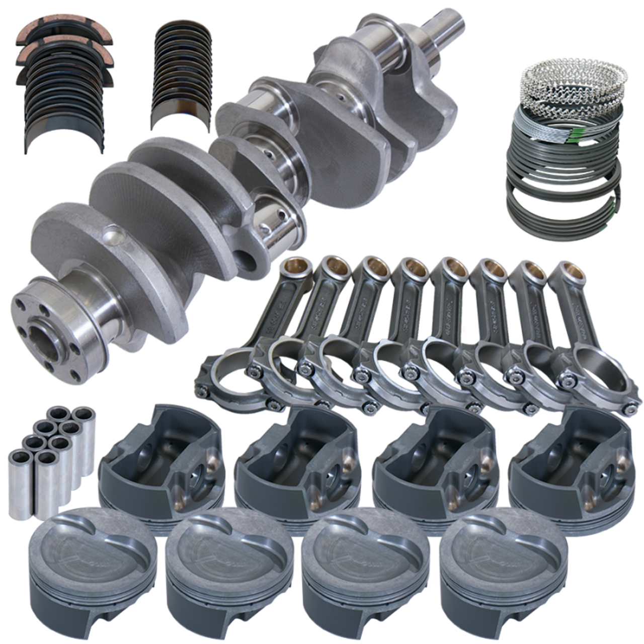 Eagle Ford 351W 4.000in Crank 2.750in Mains 6.250in I-Beam Rods 4.030in Pistons Balanced Assembly - B14843030