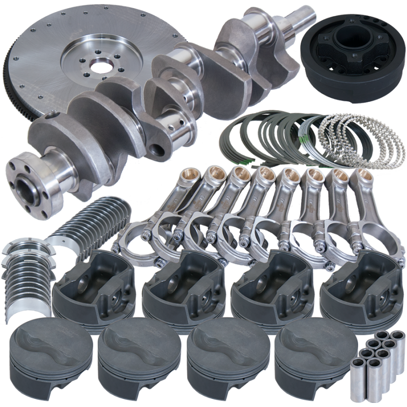 Eagle Ford 302 3.400in Crank 5.400in I-Beam Rods 4.030in Pistons 164 Tooth FW Balanced Assembly - B16003ES030
