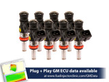 Fuel Injector Clinic 1200cc Injector Set for LS3, LS7, L76, L92, and L99 engines (High-Z) (IS303-1200H)