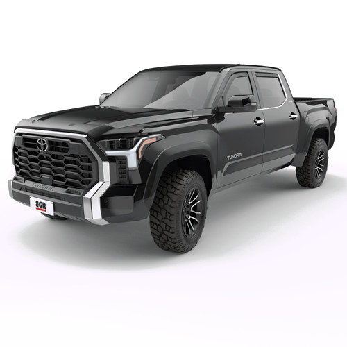 EGR 22-24 Toyota Tundra 66.7in Bed Summit Fender Flares (Set of 4) - Painted to Code Black - 775404-218