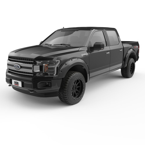 EGR 2018 Ford F150 Bolt-On Look Color Match Fender Flares - Set - Shadow Black - 793574-G1