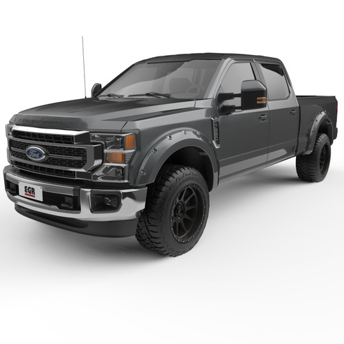 EGR 2017 Ford Super Duty Bolt-On Look Color Match Fender Flares - Set - Magnetic Metallic - 793914-J7