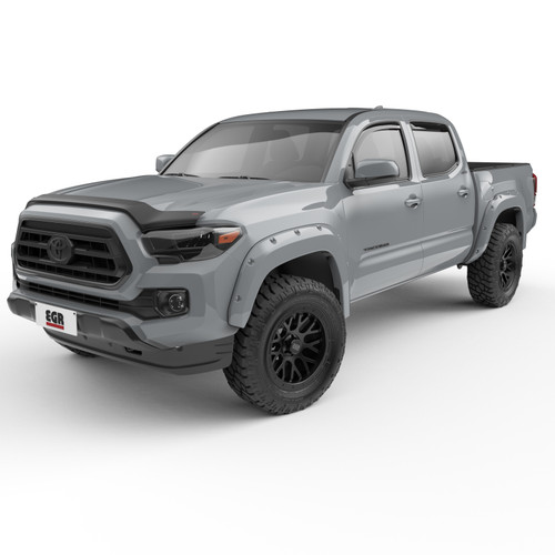 EGR 16+ Toyota Tacoma w/Mudflap Bolt-On Look Color Match Fender Flares - Set - MagneticGray - 795084-1G3