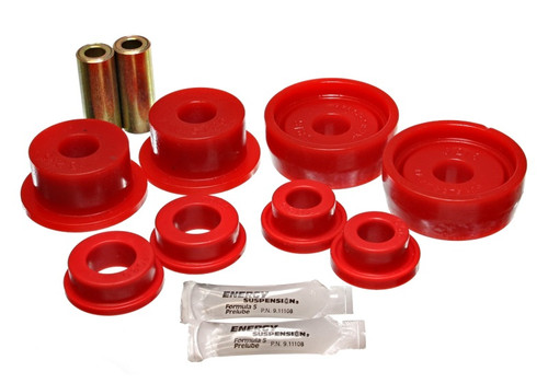 Energy Suspension 84-87 Honda Civic/CRX Red Rear Control Arm Bushing Set (Includes Trailing Arm Bush - 16.3102R