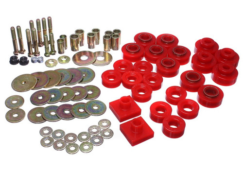 Energy Suspension 68-72 Oldsmobile Cutlass Red Body Mount Set - 3.4161R