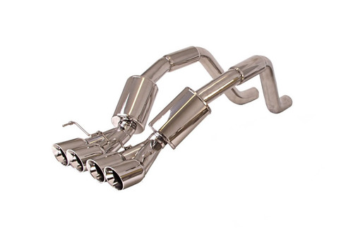 B&B - Bullet 3" Exhaust w. Quad 4" Round or Oval 4.5" Tips - C6 Corvette Z06/ZR1 B&B - Bullet 3" Exhaust w. Quad 4" Round or Oval 4.5" Tips - C6 Corvette Z06/ZR1