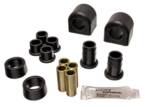 Energy Suspension 84-87 Chevrolet Corvette Black 26mm Front Sway Bar Bushing Set (End Links Inc) - 3.5139G