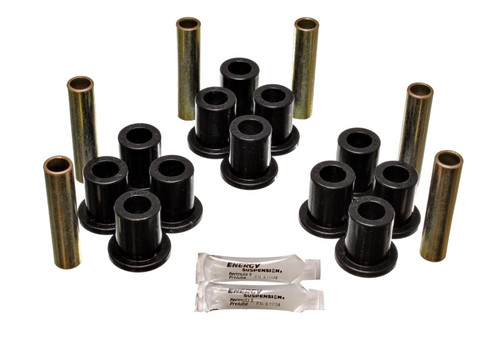 Energy Suspension Fd 4 Wd Frt Sprg Bush Set - Black - 4.2118G