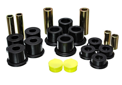 Energy Suspension 94-97 Ford F Super Duty Black Leaf Spring Bushing Set - 4.2146G