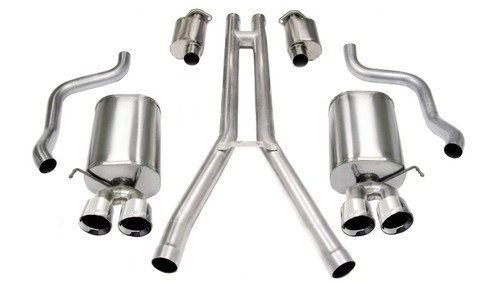 Corsa 2004-2008 Cadillac XLR 4.6L Polished Sport Cat-Back Exhaust - 14156