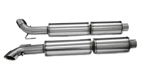 Corsa 2003-06 Dodge Viper 8.3L Polished Sport Cat-Back Exhaust (3in Inlet for Use w/ Hi-Flow Conv.) - 14174
