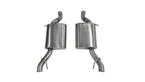 Corsa 2014-16 Axle-Back Exhaust Dual Rear Polished Outlet 2014 Cadillac CTS Vsport 3.6L V6 Automatic - 14325