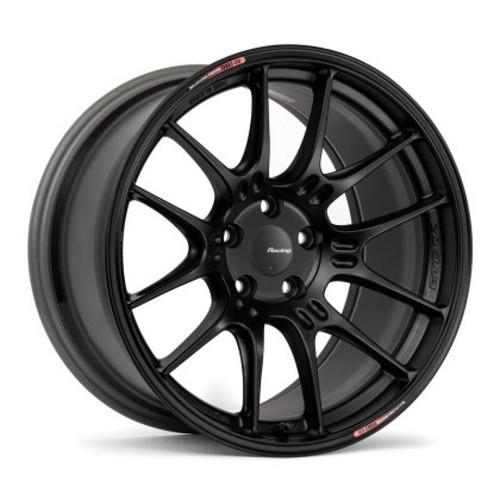 Enkei GTC02 17x7.5 4x100 35mm Offset 66.5mm Bore Black Wheel - 534-775-4935BK Photo - Primary
