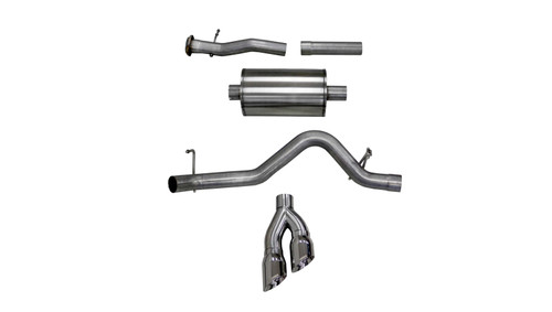 Corsa 2015-2016 Chevy Colorado 3.6L V6 Polished Sport Cat-Back Single Side Exit Exhaust - 14744