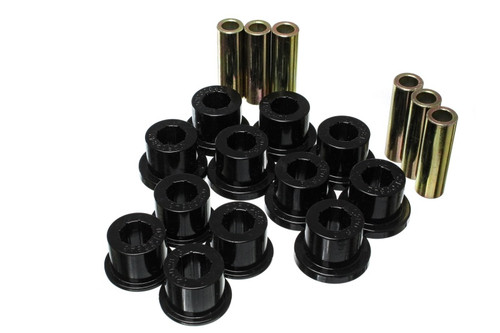 Energy Suspension Rear Leaf Spring Bushings - Black - 8.2116G
