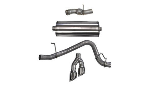 Corsa 2015-2020 GMC Yukon Denali 6.2L V8 Single Side Exit Cat-Back Exhaust w/ Polished Tips - 14826