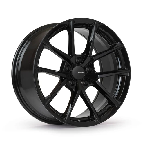 Enkei Helix 19x9.5in / 5x120 BP / 40mm Offset / 72.6mm Bore - Gloss Black Wheel - 549-995-1240BK Photo - Primary