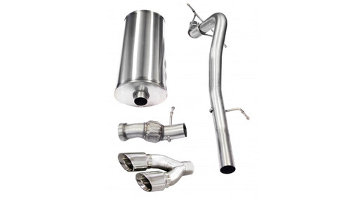 Corsa 2011-2014 Cadillac Escalade 6.2L V8 Polished Sport Cat-Back Exhaust - 14878