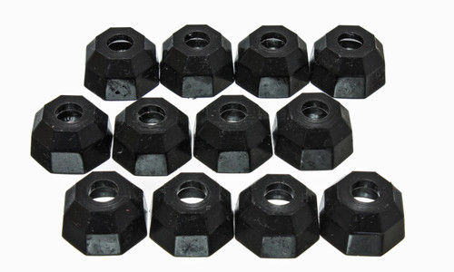Energy Suspension Universal Black 12mm Taper Dia Octagon Tie Rod Dust Boots (BOX of 12) - 9.13110G