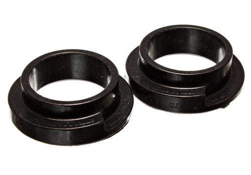 Energy Suspension Universal 2 1/8in ID 2 1/2in OD 5/8in H Black Coil Spring Isolators (2 per set) - 9.6119G