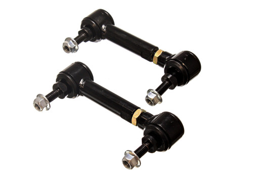 Energy Suspension Universal Black 3-3/4in-4-3/4in inAin Range Pivot Style End Link Set - 9.8169G