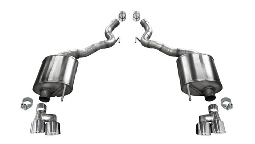 Corsa 2018-2023 Ford Mustang GT Convertible Sport Axle-Back Exhaust w/ 4in Tips - 21050