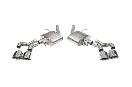 Corsa Sport Valved Axleback Exhaust w. Polished Tips - 2022+ Cadillac CT5-V Blackwing