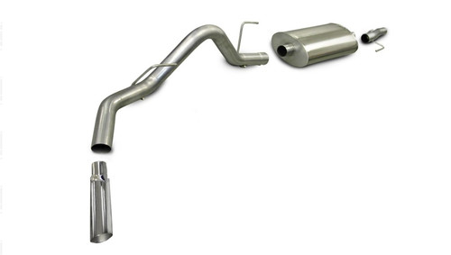 Corsa 2006-2008 -08 Ford F-150 SuperCrew/6.5ft Bed 4.6L V8 Polished Sport Cat-Back Exhaust - 24383