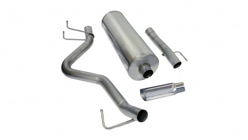Corsa 2006-2007 -07 Dodge Ram Quad Cab/Short Bed 1500 4.7L V8 Polished Sport Cat-Back Exhaust - 24404