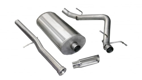 Corsa 2011-2013 Chevrolet Silverado Crew Cab/Short Bed 1500 6.2L V8 Polished Sport Cat-Back Exhaust - 24523