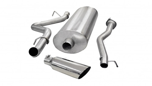 Corsa 2007-2010 Chevrolet Silverado Crew Cab/Std. Bed 2500 6.0L V8 Polished Sport Cat-Back Exhaust - 24894